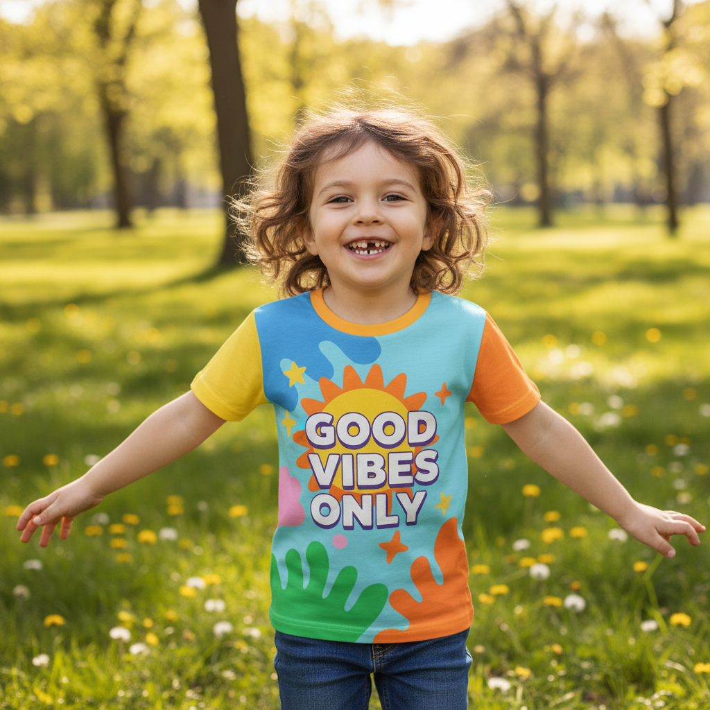 Child wearing Happy Day T-Shirt