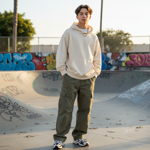 Teen wearing Mind Right Hoodie