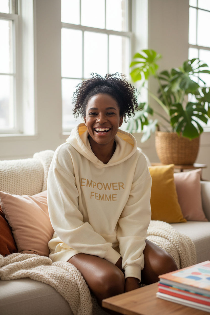Women's Bloom & Glow Hoodie lifestyle photo